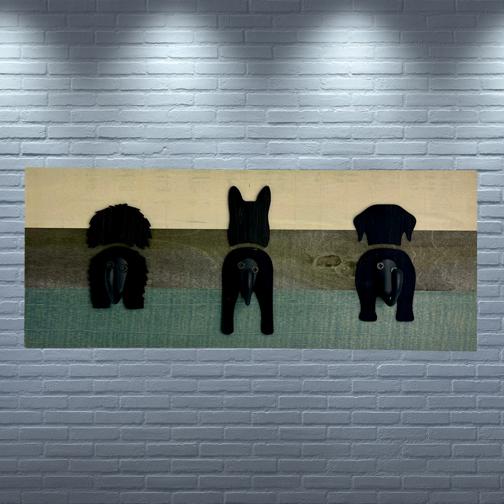 3 Dog Butts Hooks