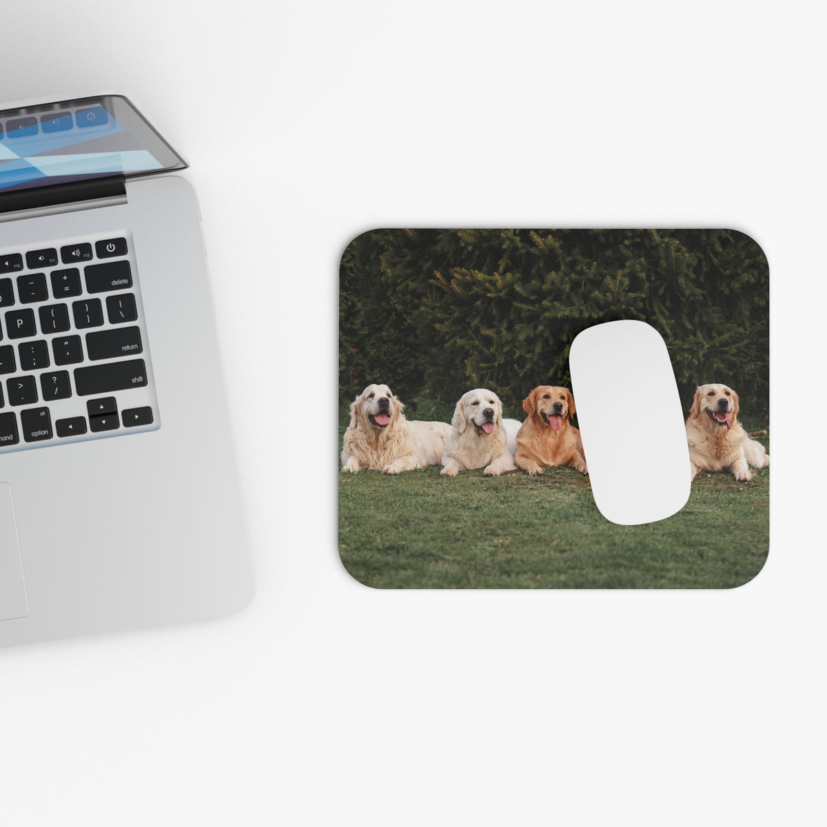 Golden Retrievers Mouse Pad (Rectangle)