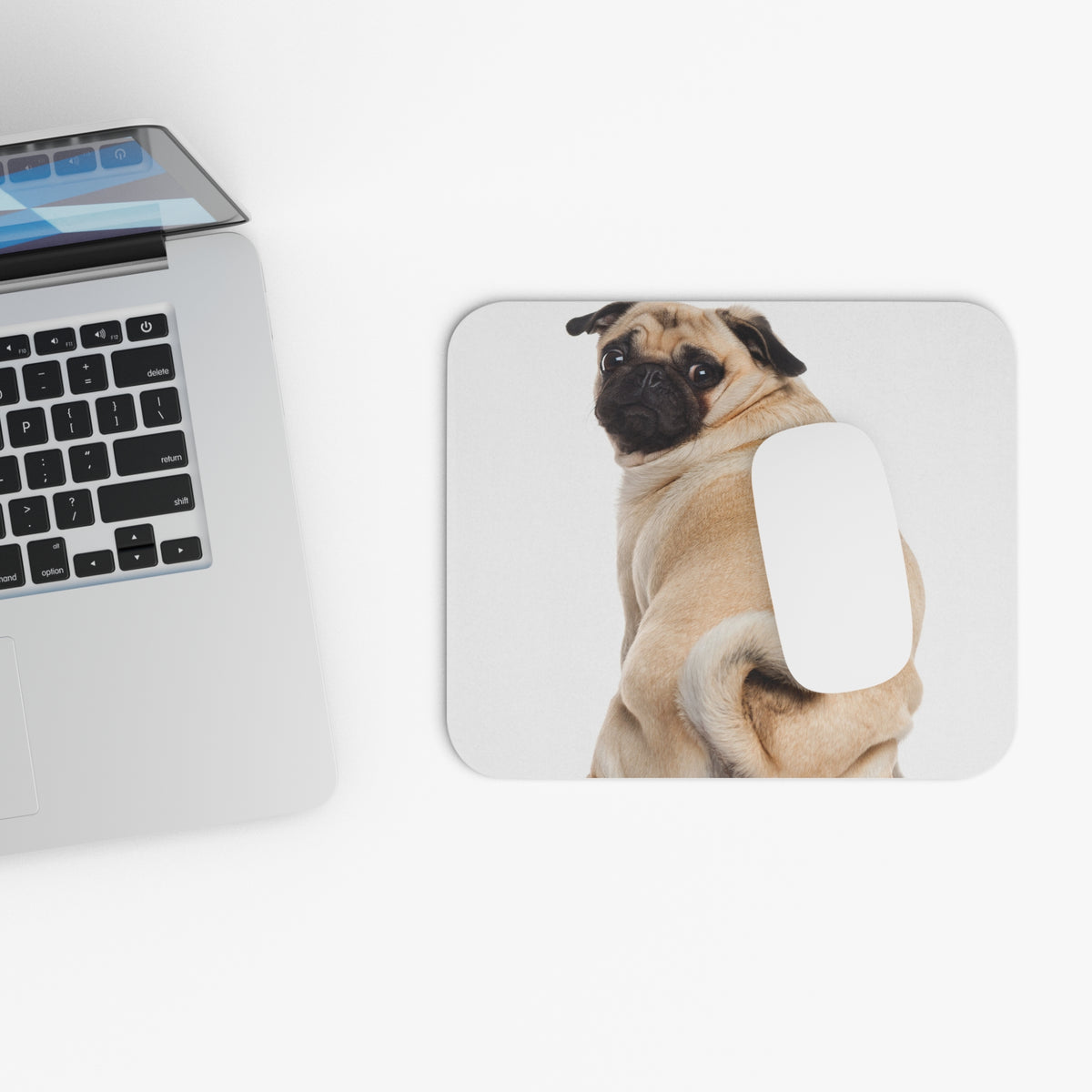 Pug Mouse Pad (Rectangle)