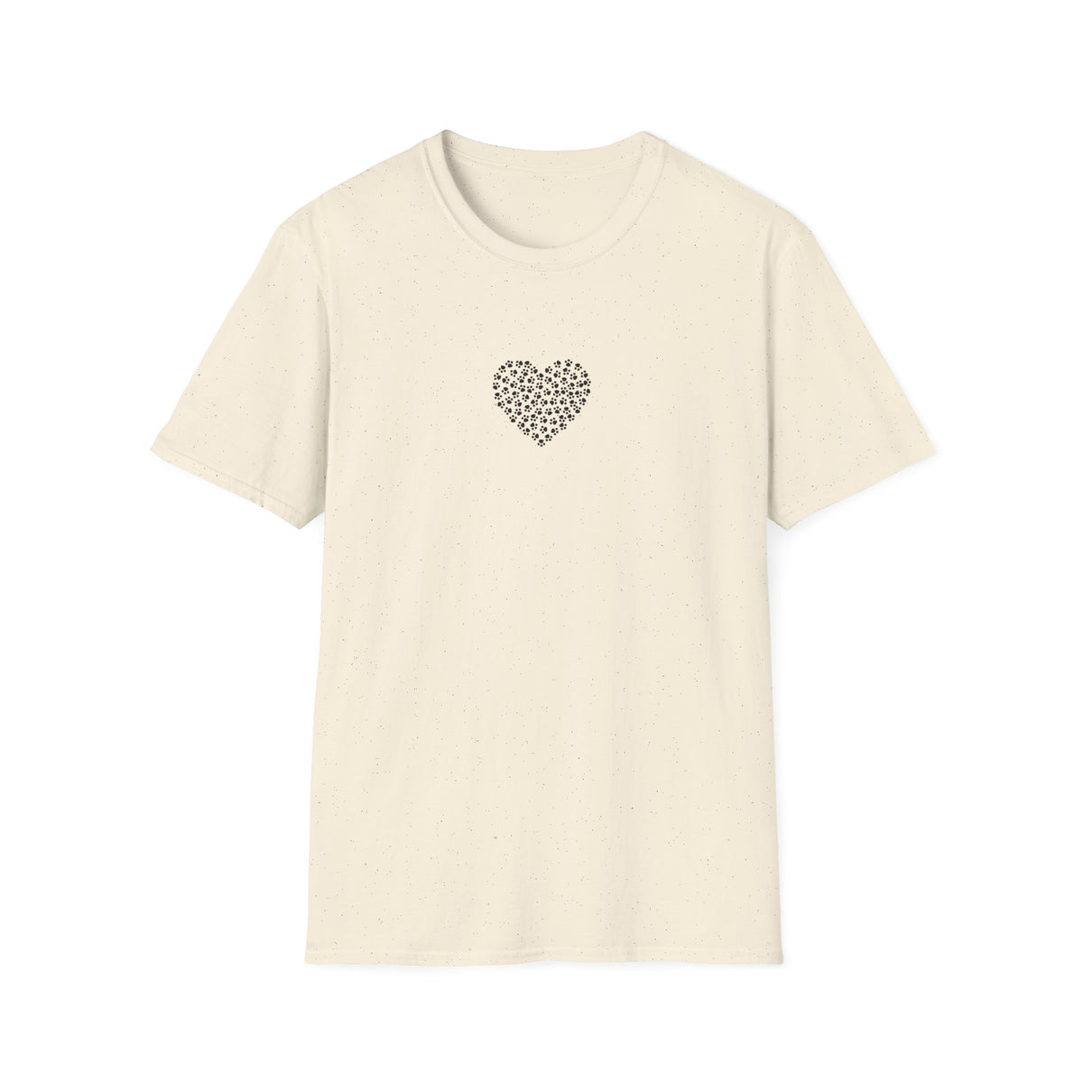 Paw Print Heart Softstyle T-Shirt - Mixed Colors -