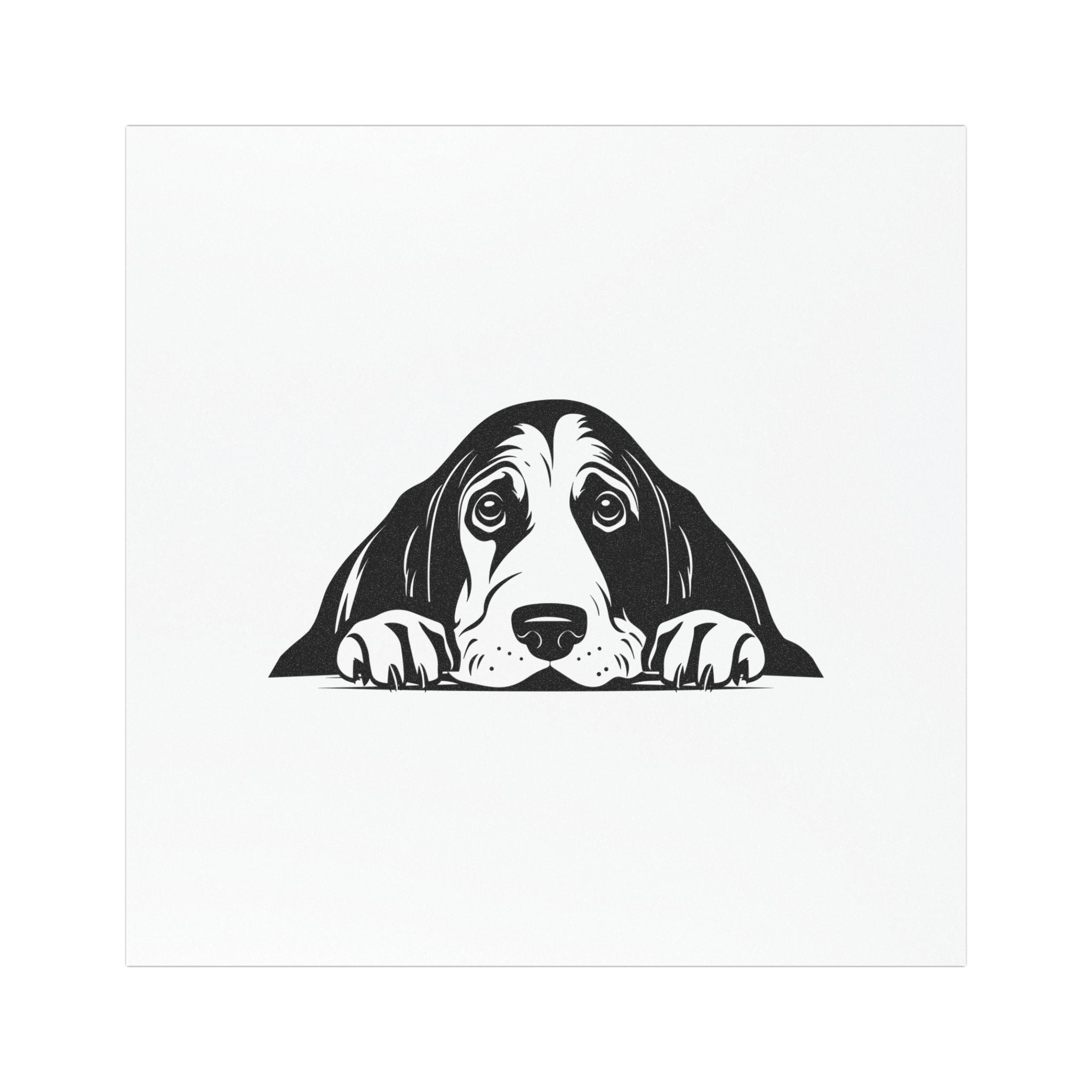 Basset Hound Car Magnet