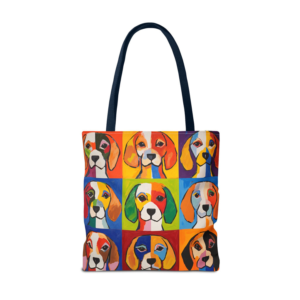 Colorful Beagle Tote Bag