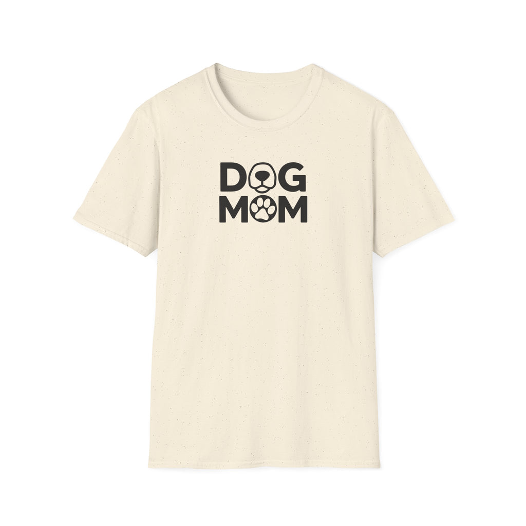 Dog Mom Nose Paw Print Softstyle T-Shirt - Mixed Colors -