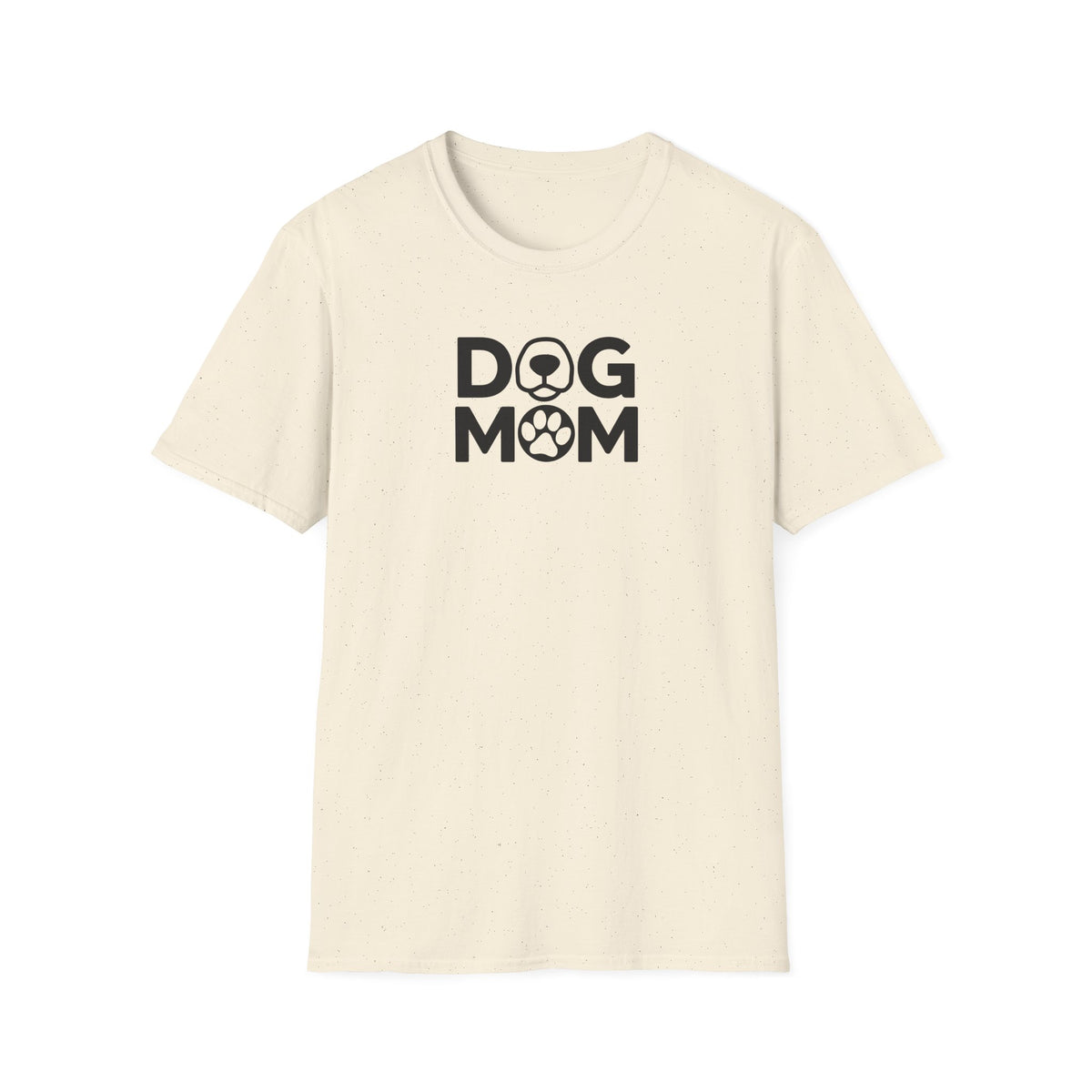 Dog Mom Nose Paw Print Softstyle T-Shirt - Mixed Colors -