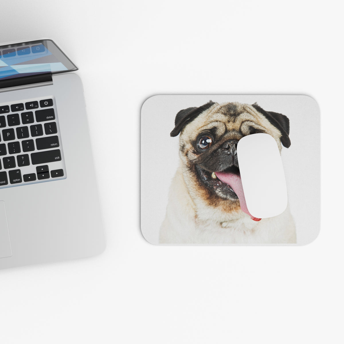 Pug Mouse Pad (Rectangle)