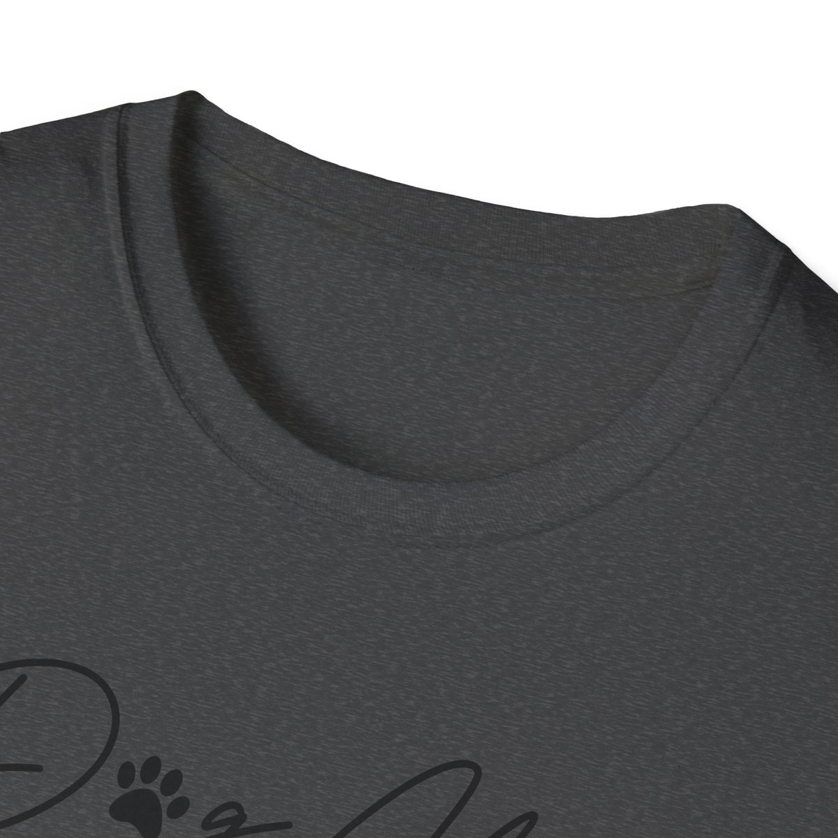 Dog Mom Paw Print Heart Softstyle T-Shirt - Mixed Colors -