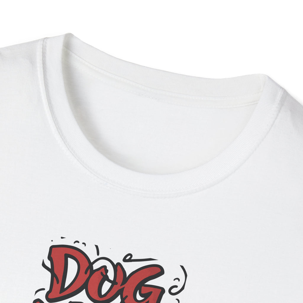 Red Black Dog Mom Softstyle T-Shirt - Mixed Colors -