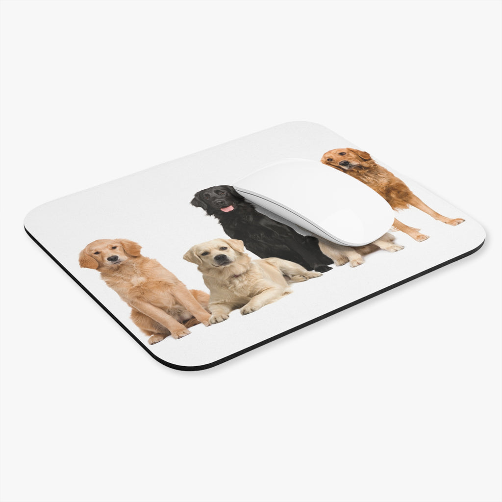 Five Golden Retrievers Mouse Pad (Rectangle)