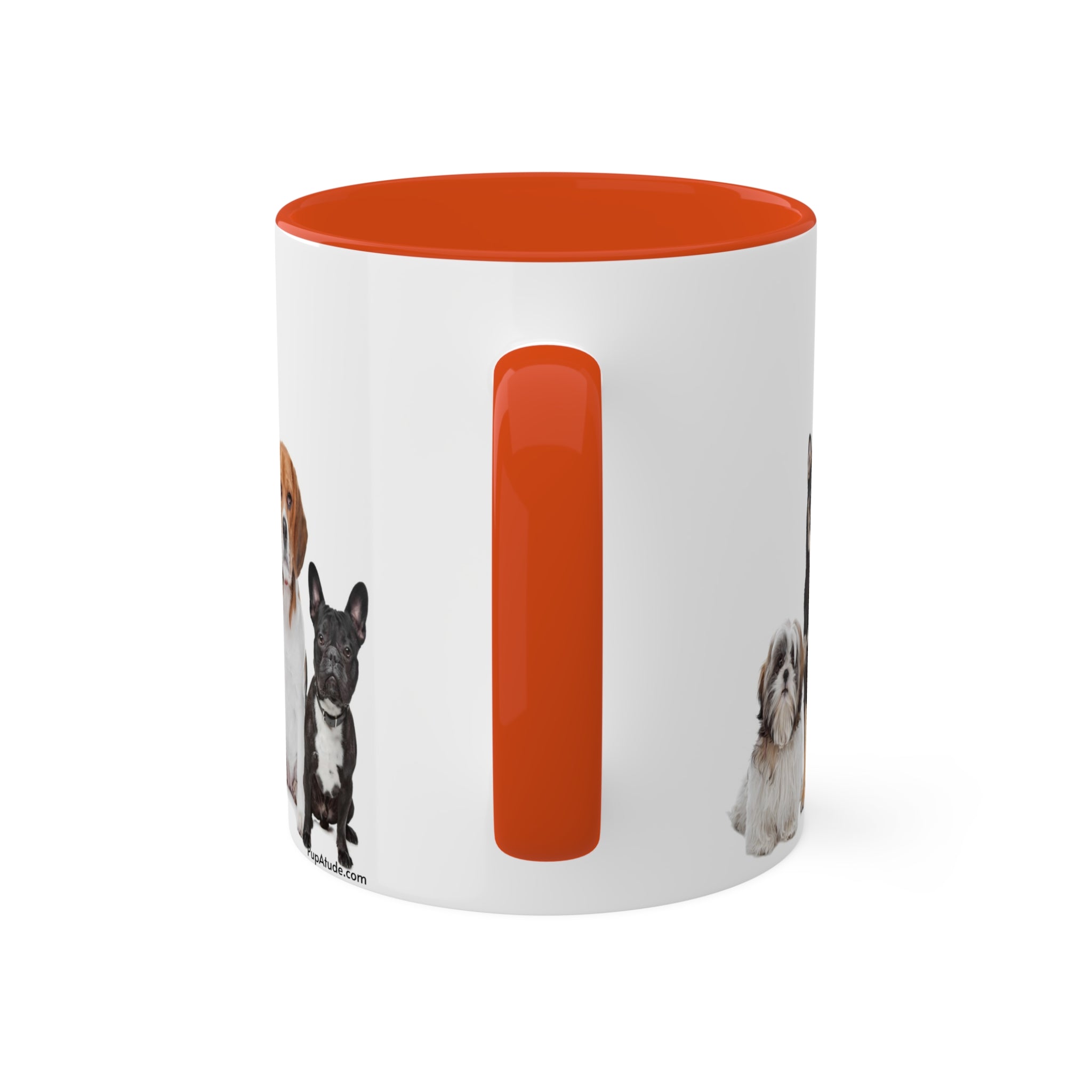 Mixed Breeds Of Dogs & Puppies Colorful Mugs, 11oz