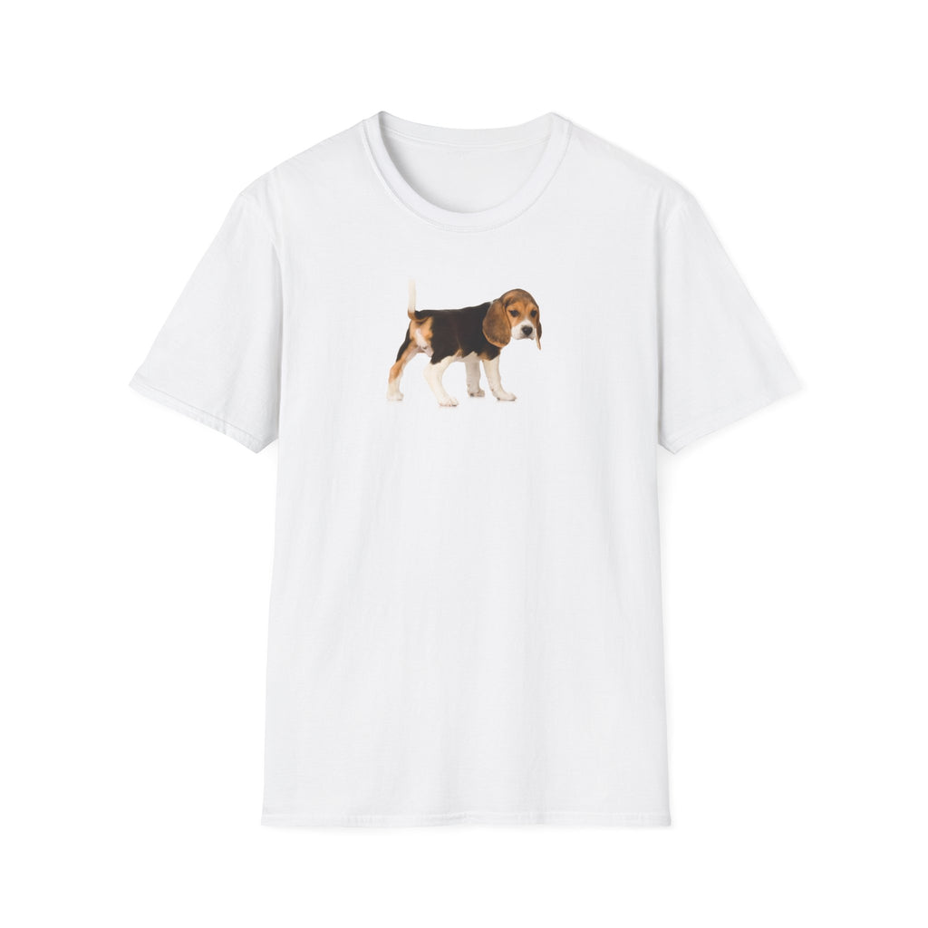 Beagle Dog Softstyle T-Shirt - White -