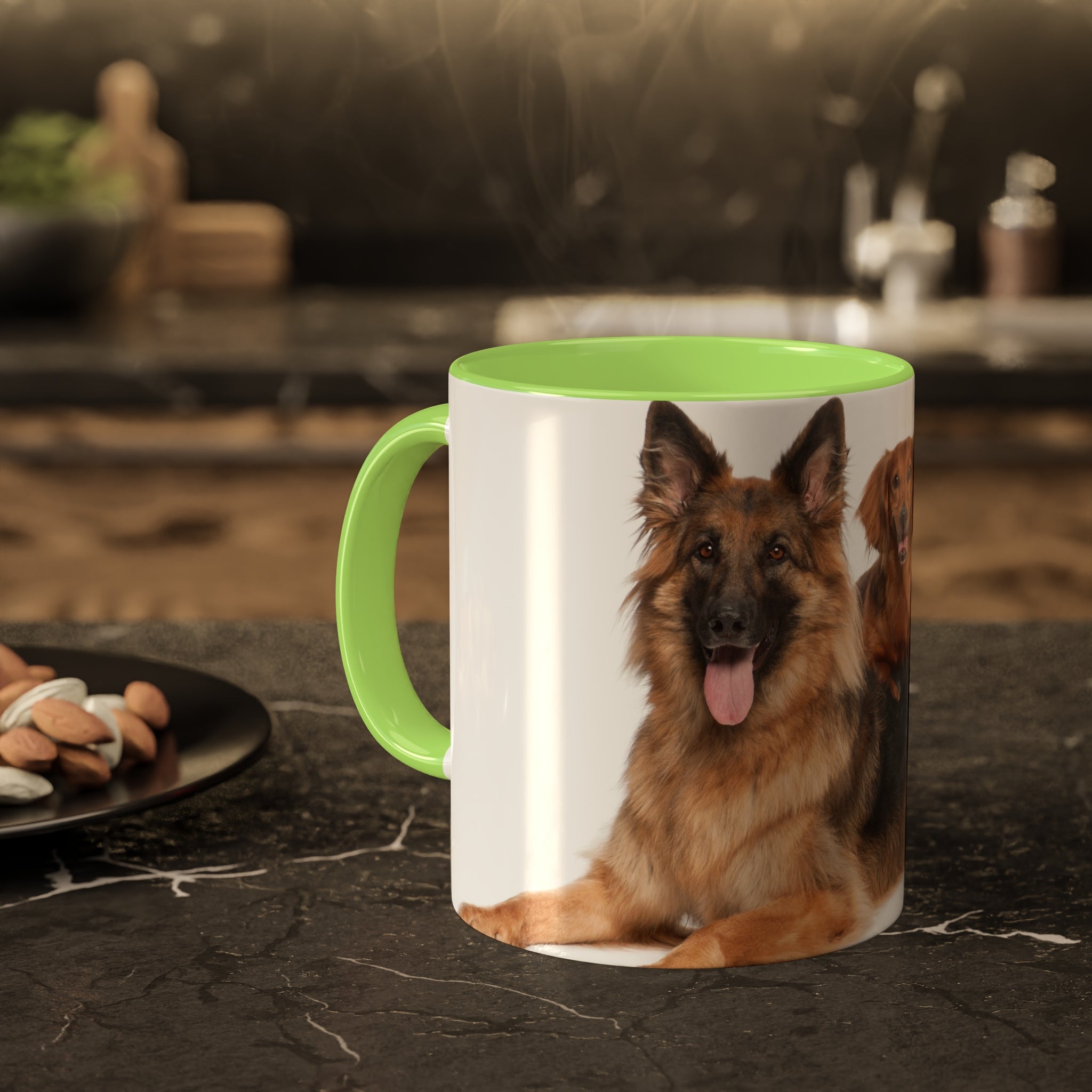 Mixed Breeds Of Dogs Colorful Mugs, 11oz