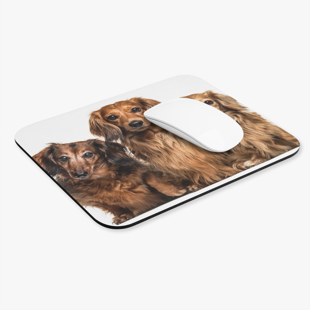 Three Dachshund Mouse Pad (Rectangle)