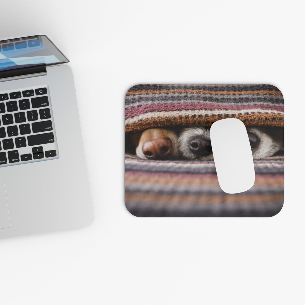 Three Dog Noses Mouse Pad (Rectangle)