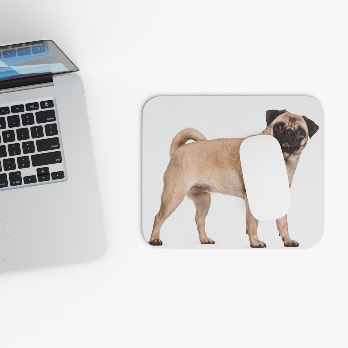 Pug Mouse Pad (Rectangle)