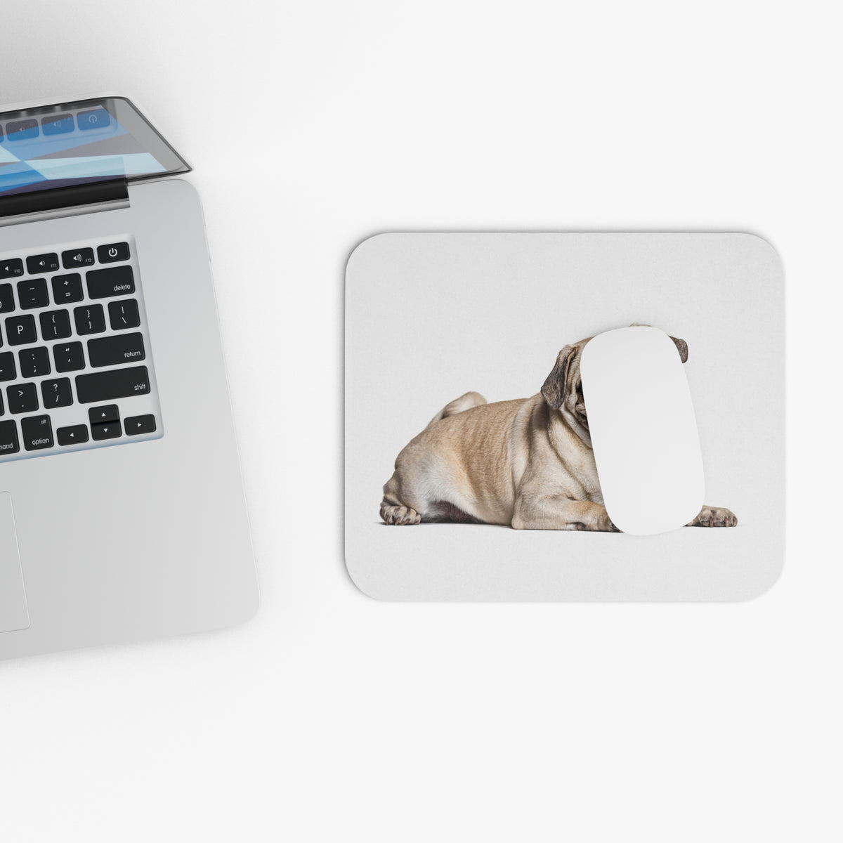 Pug Mouse Pad (Rectangle)