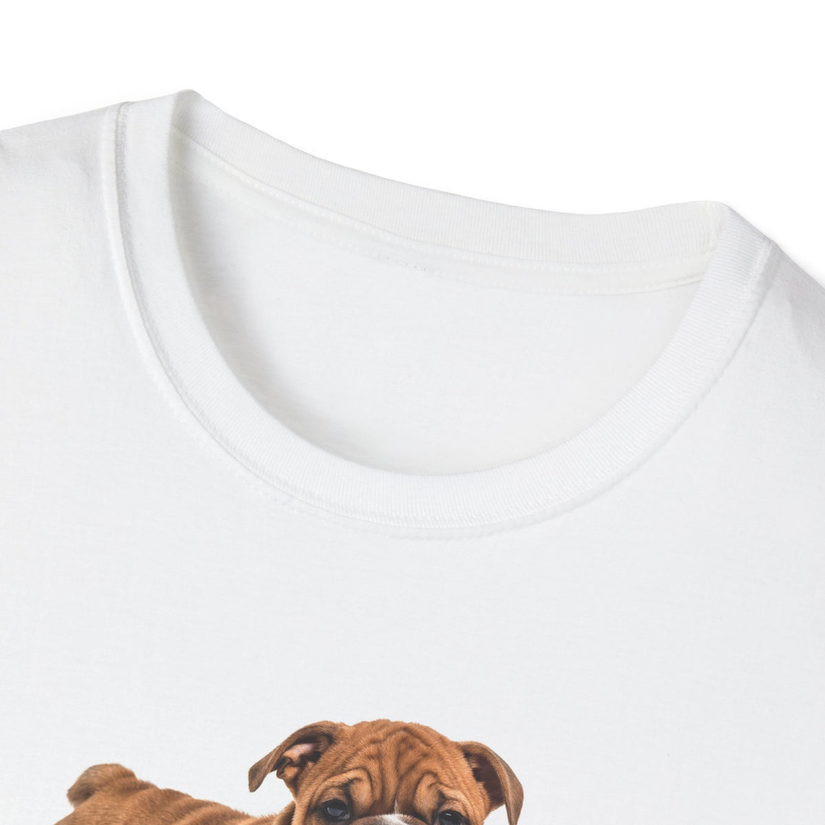 Boxer Dog/Puppy Softstyle T-Shirt - White -