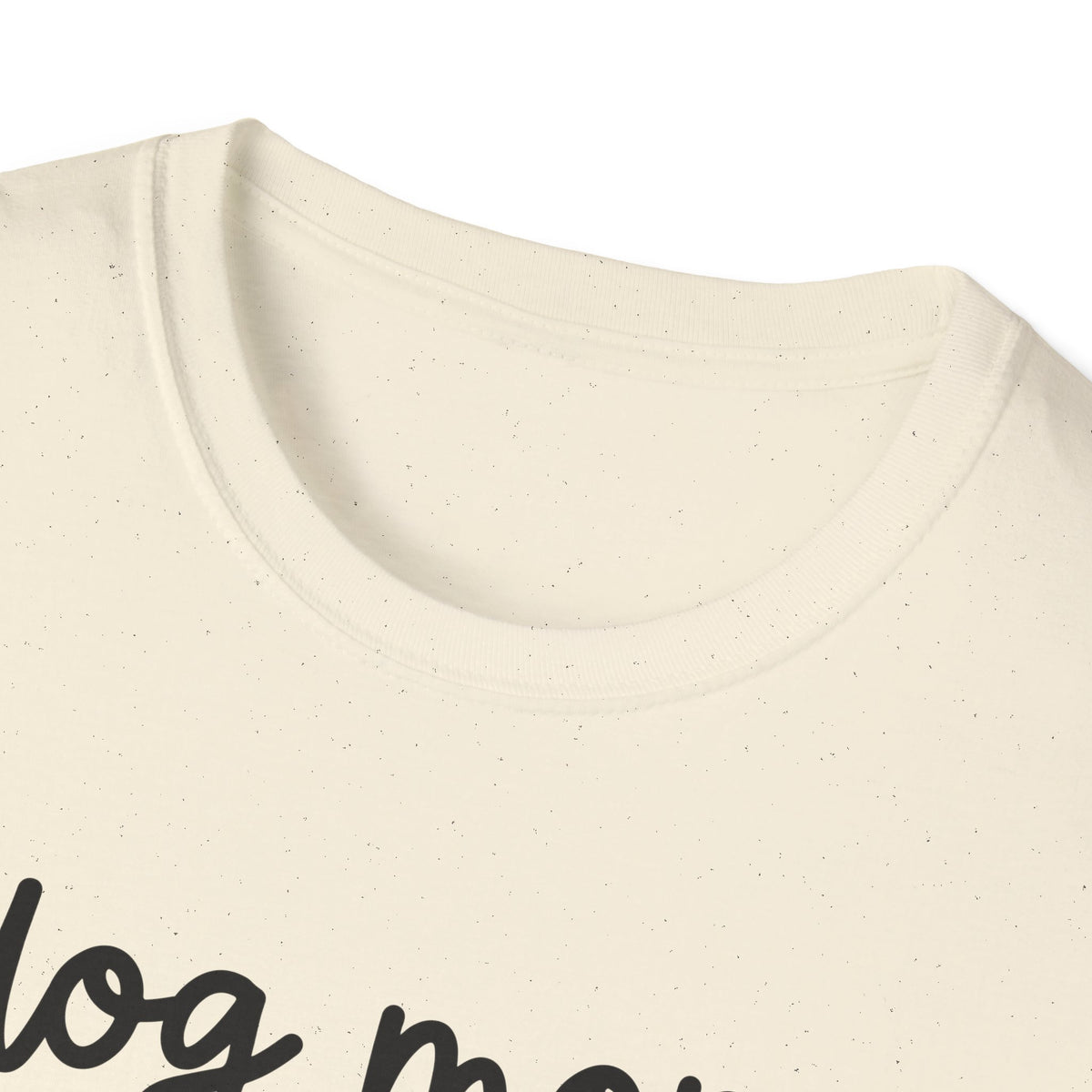 Dog Mom Paw Print Softstyle T-Shirt - White -