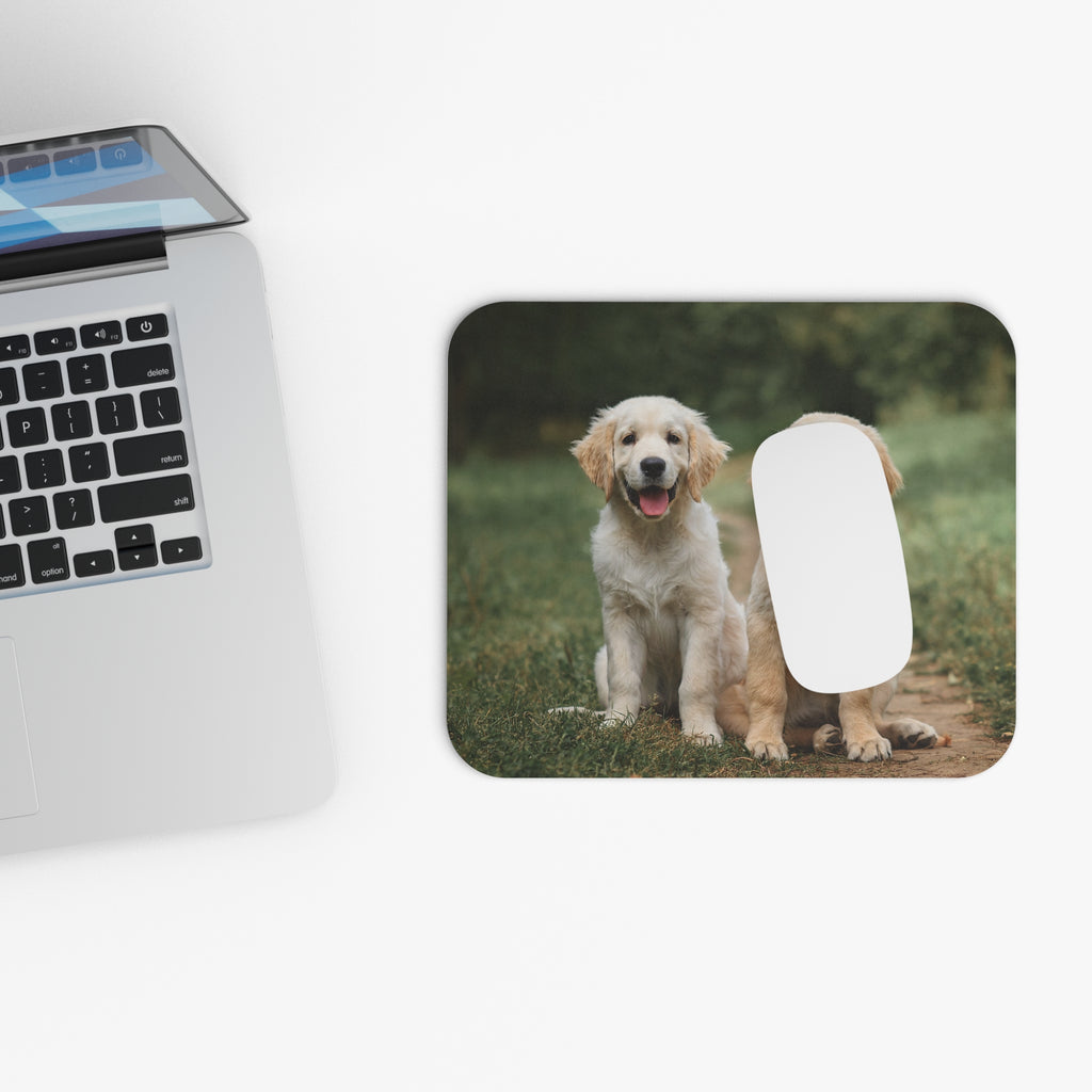 Two Golden Retrievers Mouse Pad (Rectangle)