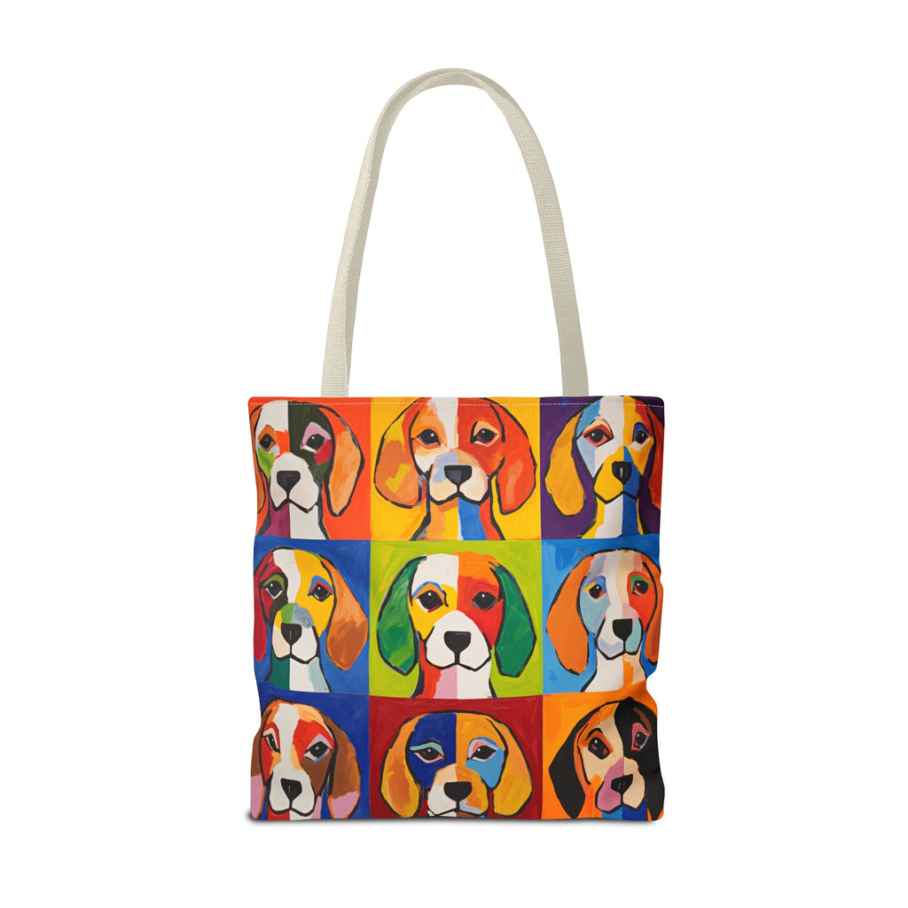 Colorful Beagle Tote Bag