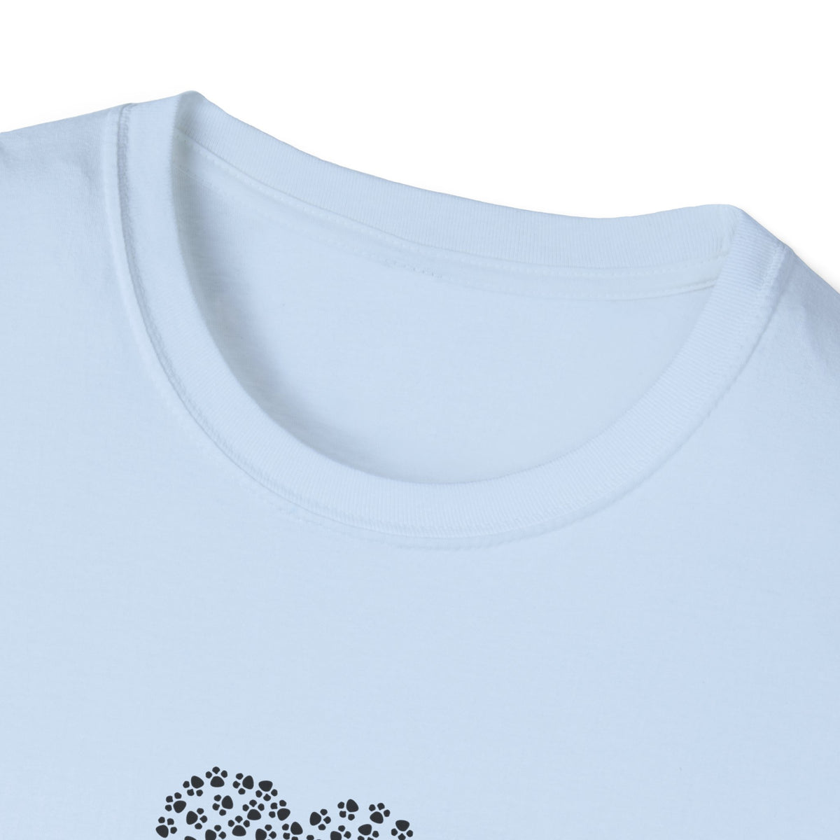 Paw Print Heart Softstyle T-Shirt - Mixed Colors -