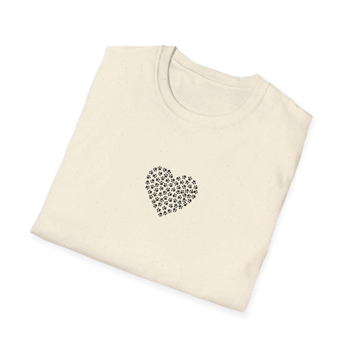 Paw Print Heart Softstyle T-Shirt - Mixed Colors -