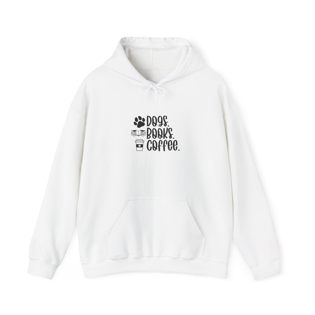 Dogs Books Coffee Heavy Blend™ Hooded Sweatshirt - Mixed Colors -