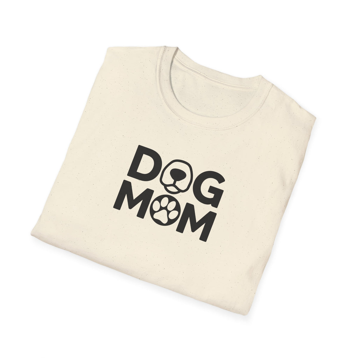 Dog Mom Nose Paw Print Softstyle T-Shirt - Mixed Colors -
