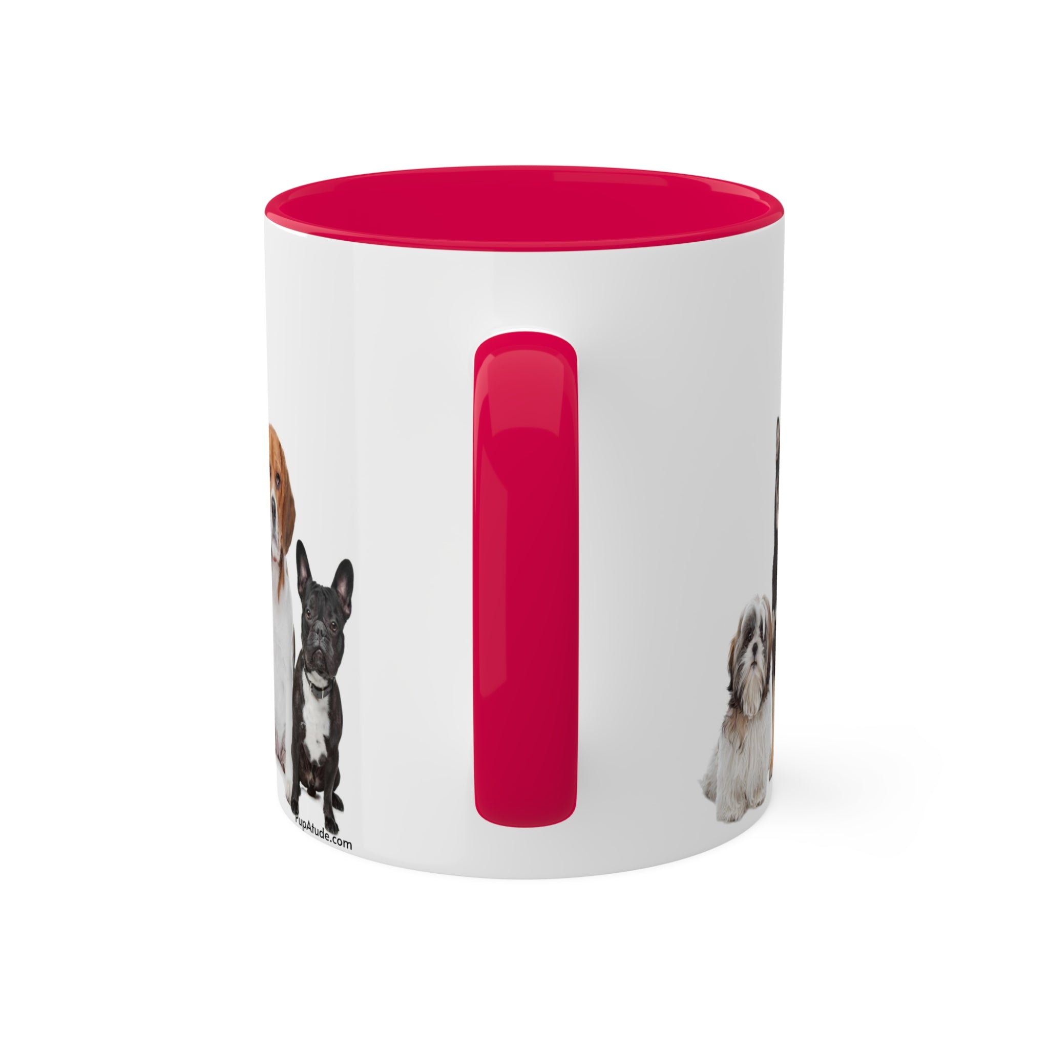 Mixed Breeds Of Dogs & Puppies Colorful Mugs, 11oz