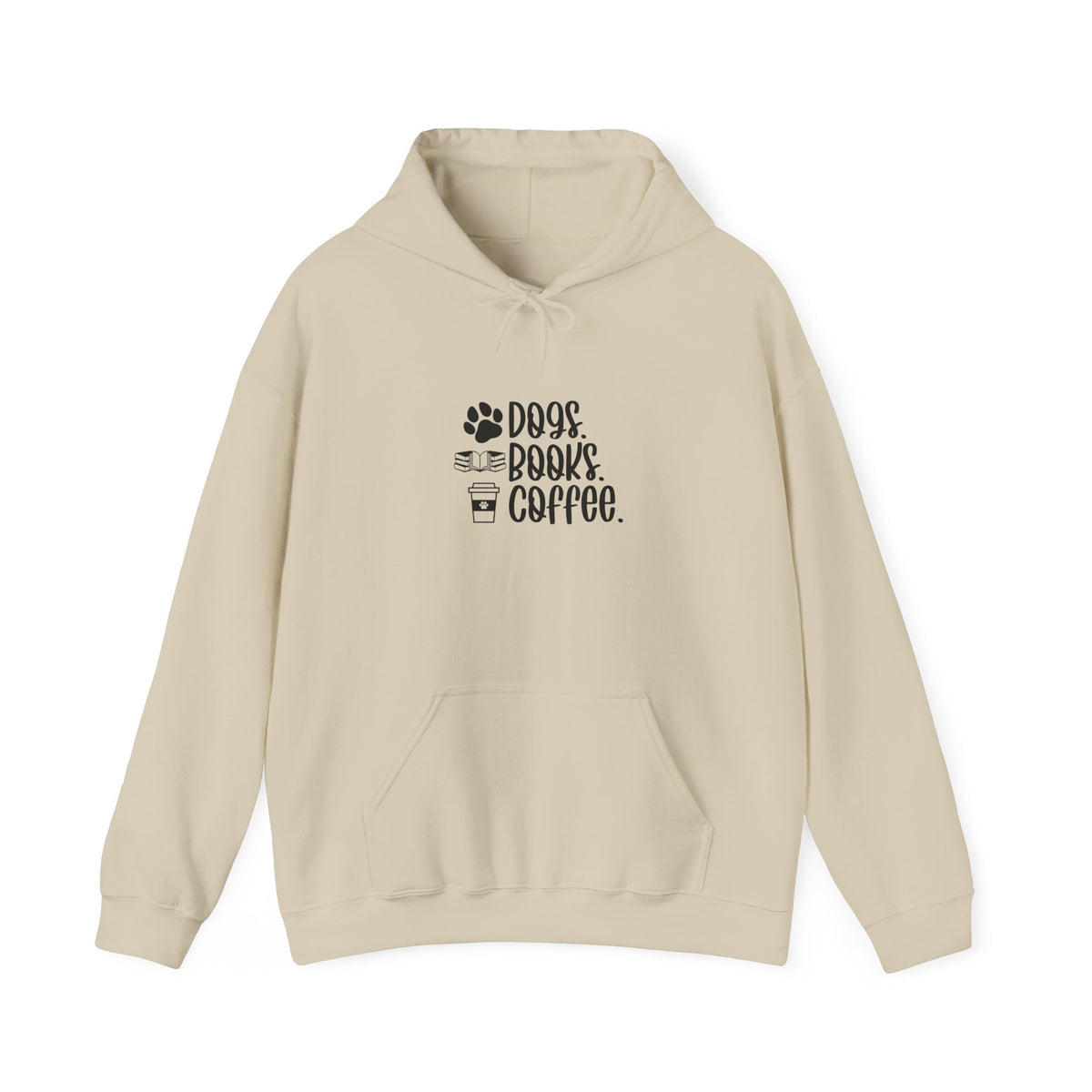 Dogs Books Coffee Heavy Blend™ Hooded Sweatshirt - Mixed Colors -