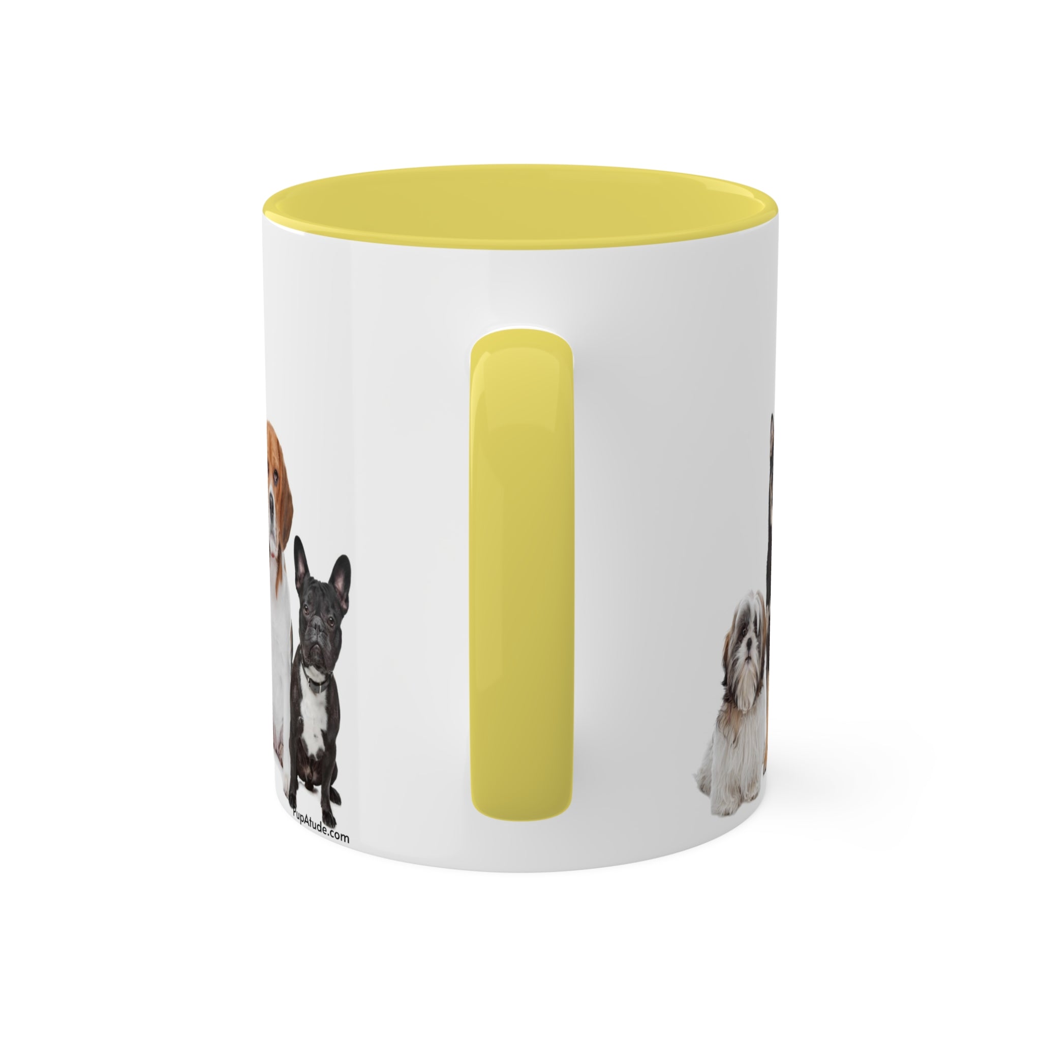 Mixed Breeds Of Dogs & Puppies Colorful Mugs, 11oz